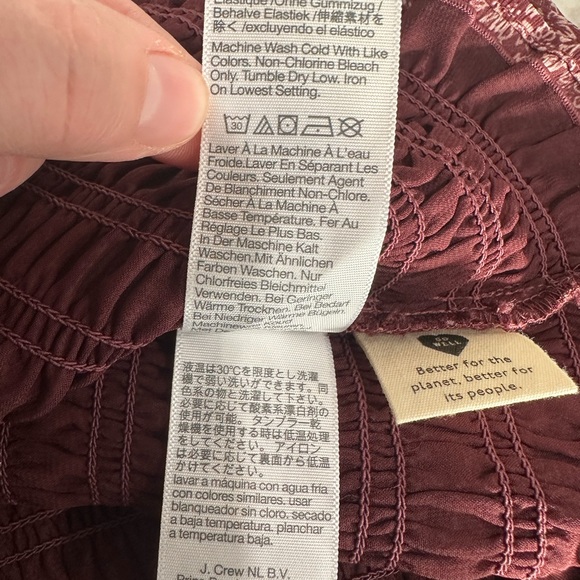 Madewell Lucie Bubble Sleeve Smocked Top in Cottage Garden-Size Medium - Picture 11 of 11